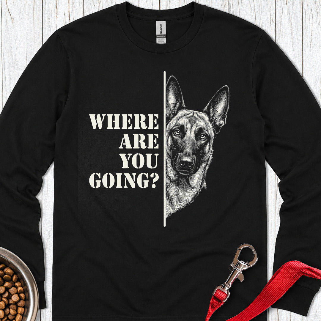 Belgian Mallinois Following Long Sleeve — Black