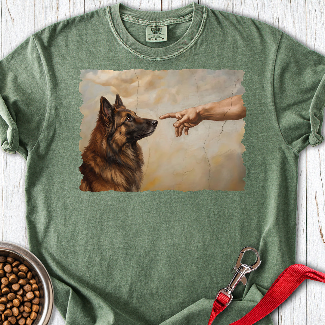 Belgian Tervuren Creation Premium Tee — Moss