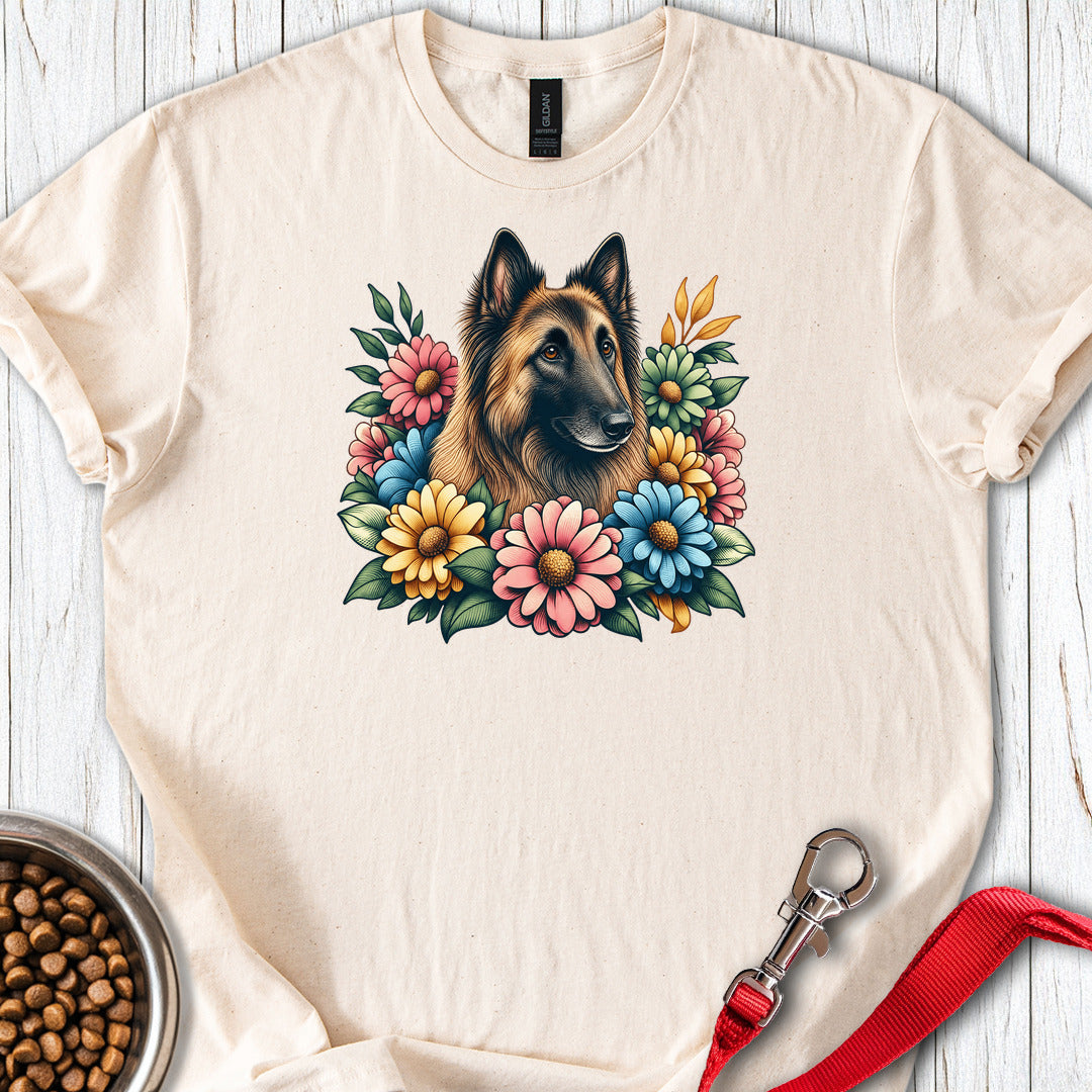 Belgian Tervuren Flower Wreath — Natural