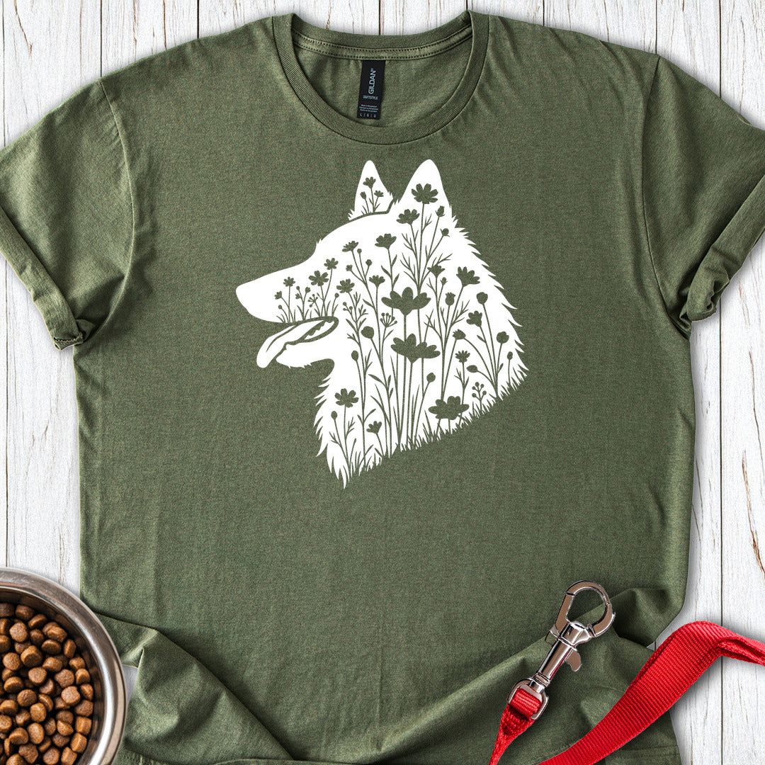Belgian Tervuren Flowers — Military Green
