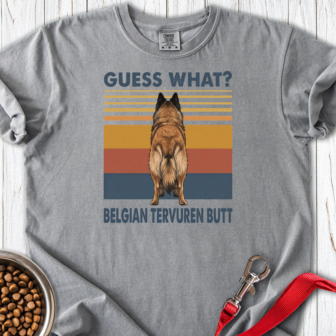 Belgian Tervuren Guess What Premium Tee — Grey