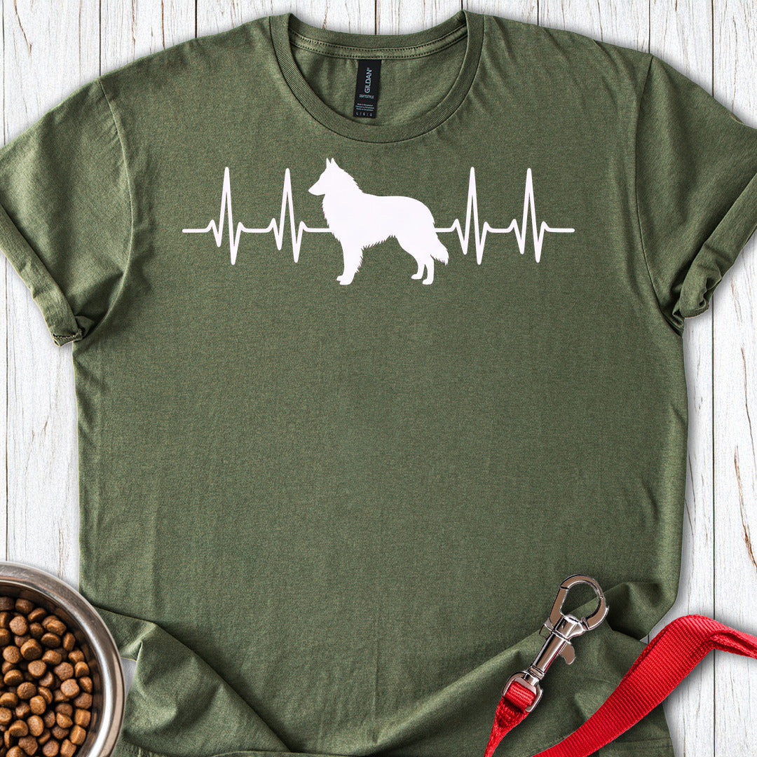 Belgian Tervuren Heartbeat — Military Green