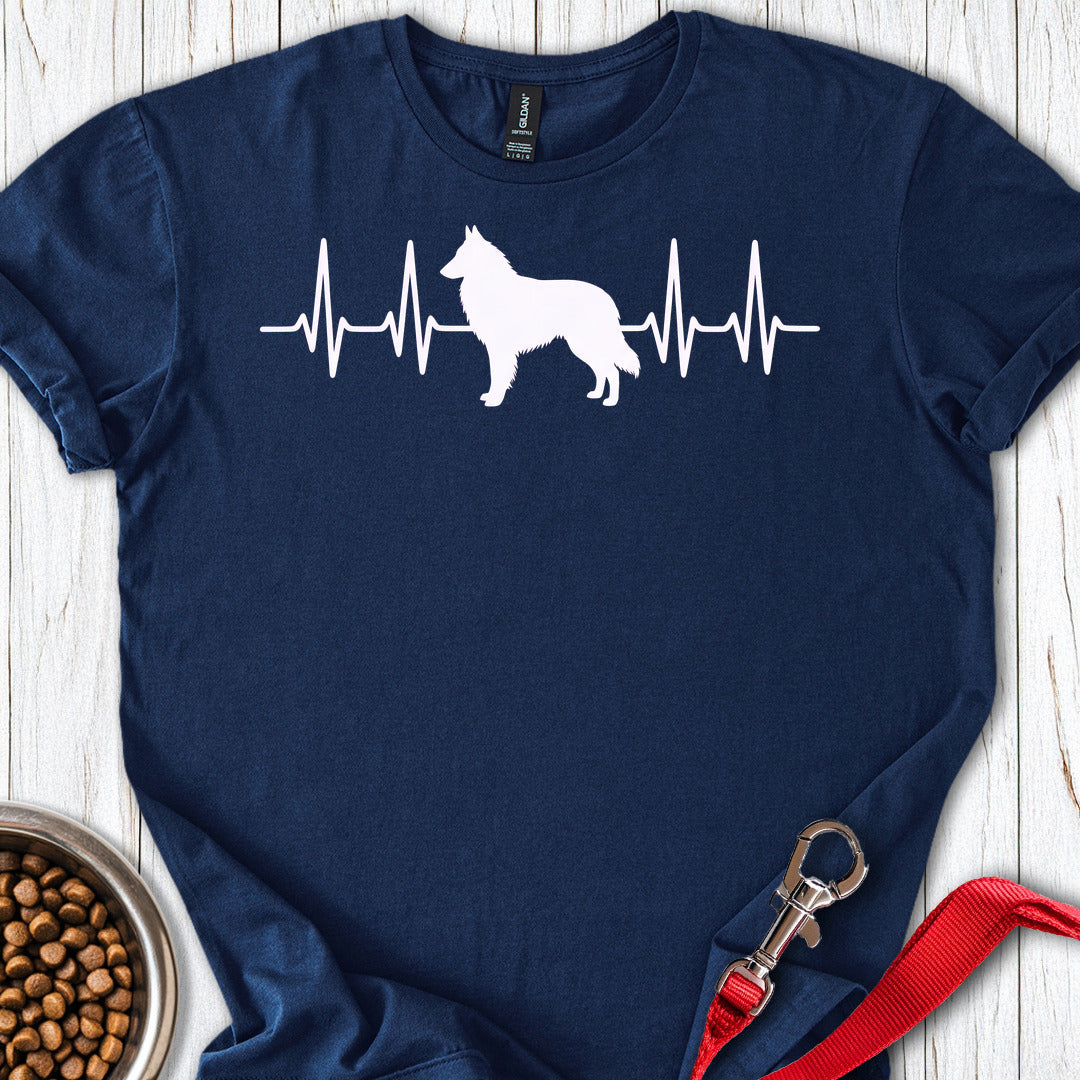 Belgian Tervuren Heartbeat — Navy