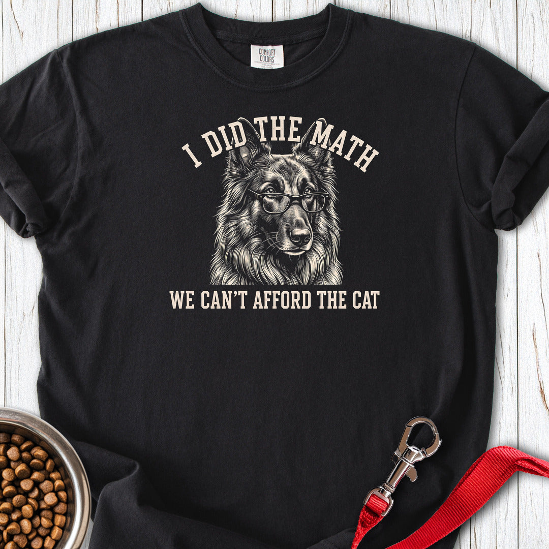 Belgian Tervuren I Did The Math Premium Tee — Black