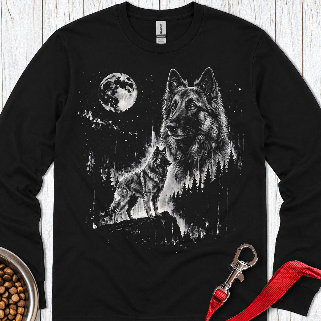Belgian Tervuren Moonlight Long Sleeve — Black