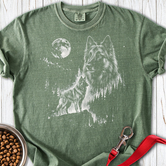 Belgian Tervuren Moonlight Premium Tee — Moss