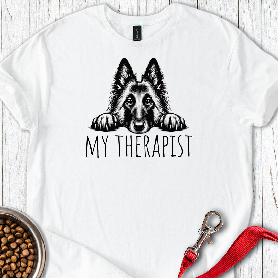 Belgian Tervuren My Therapist — White