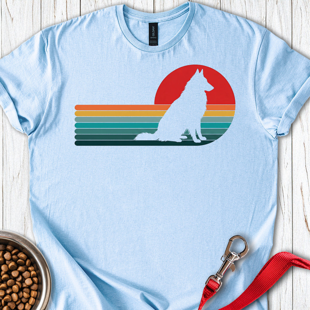 Belgian Tervuren Retro Sunset — Light Blue