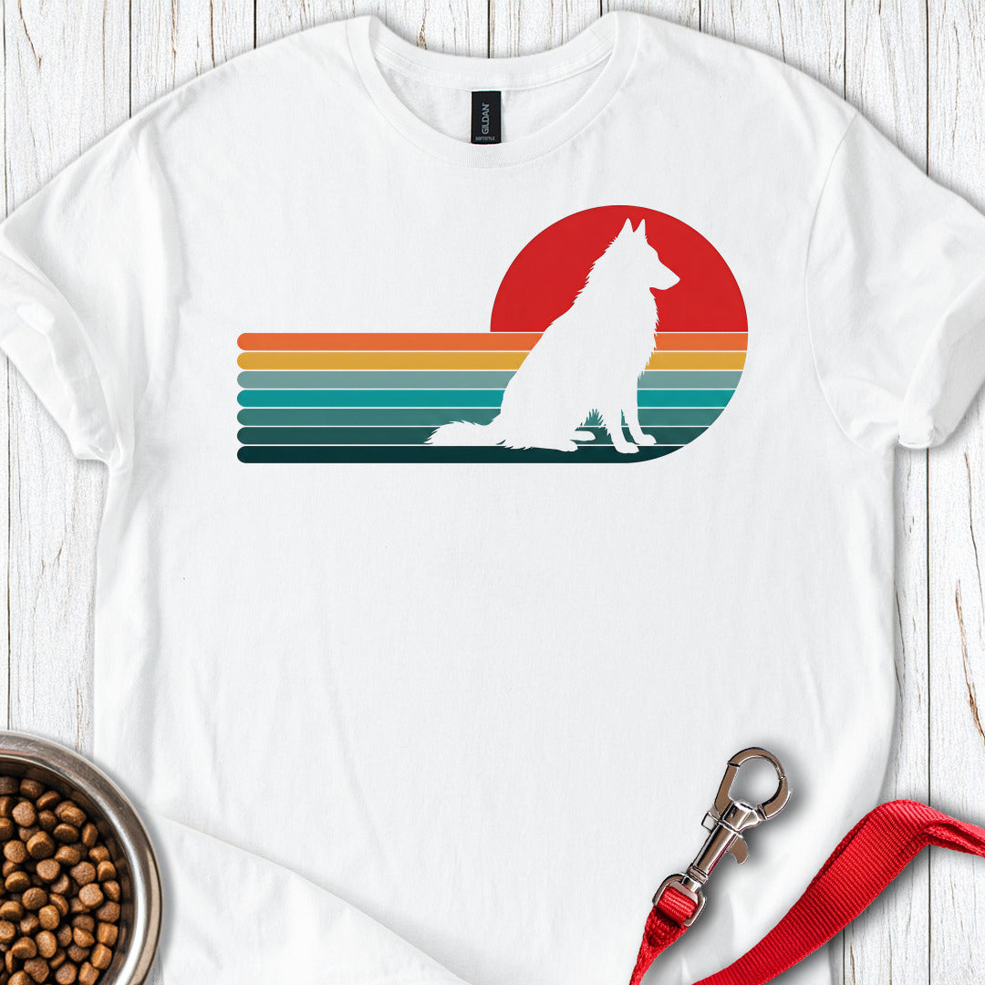 Belgian Tervuren Retro Sunset — White