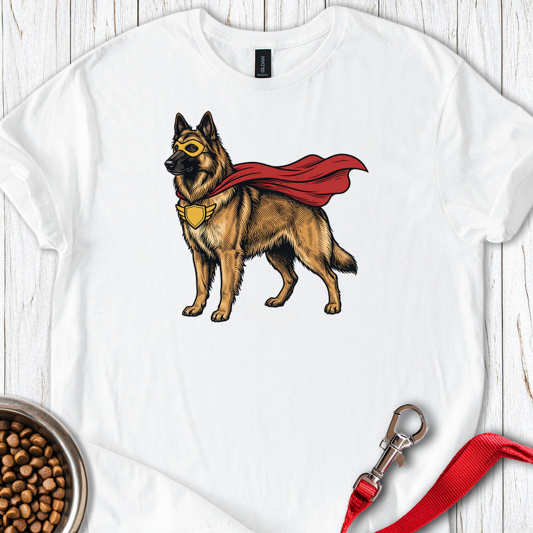 Belgian Tervuren Superhero — White