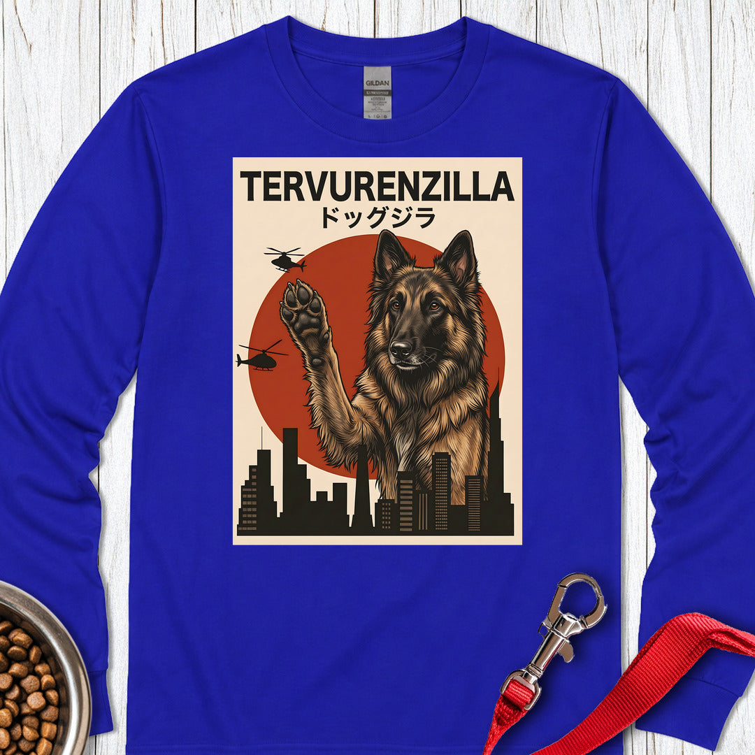 Belgian Tervuren Tervurenzilla Long Sleeve — Royal
