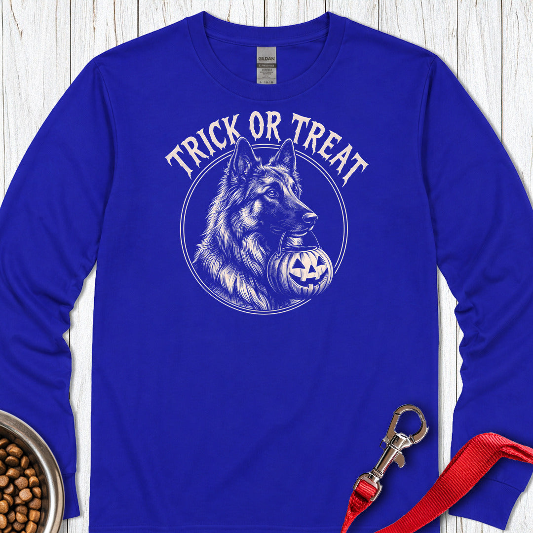 Belgian Tervuren Trick Or Treat Long Sleeve — Royal
