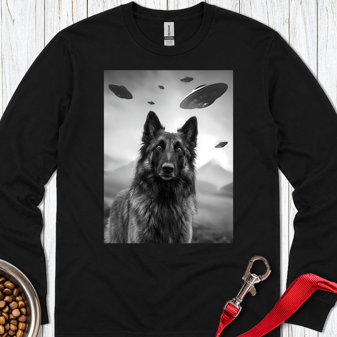 Belgian Tervuren UFO Long Sleeve — Black
