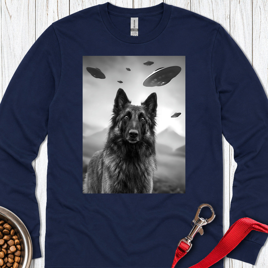 Belgian Tervuren UFO Long Sleeve — Navy