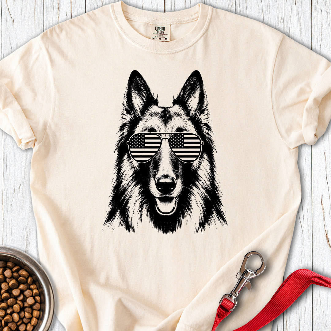 Belgian Tervuren USA Premium Tee — Ivory
