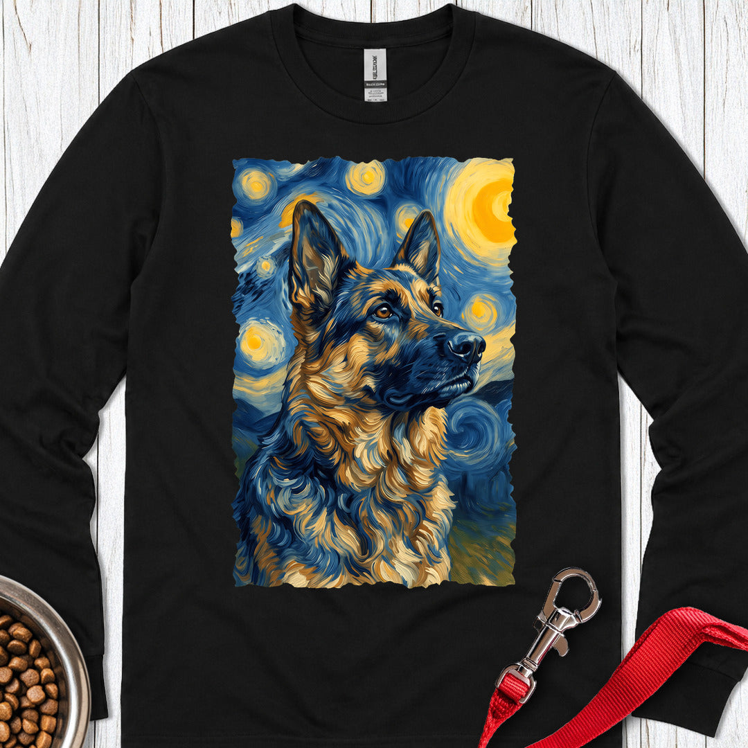 Belgian Tervuren Van Gogh Long Sleeve — Black