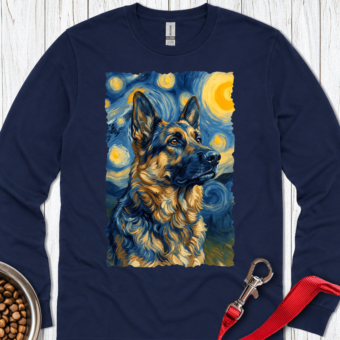 Belgian Tervuren Van Gogh Long Sleeve — Navy