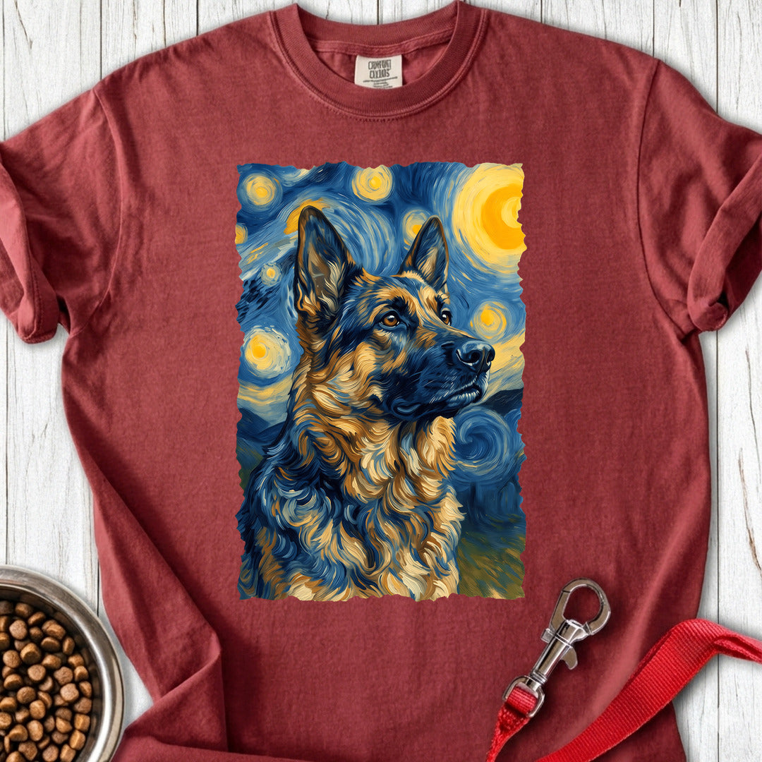 Belgian Tervuren Van Gogh Premium Tee — Brick