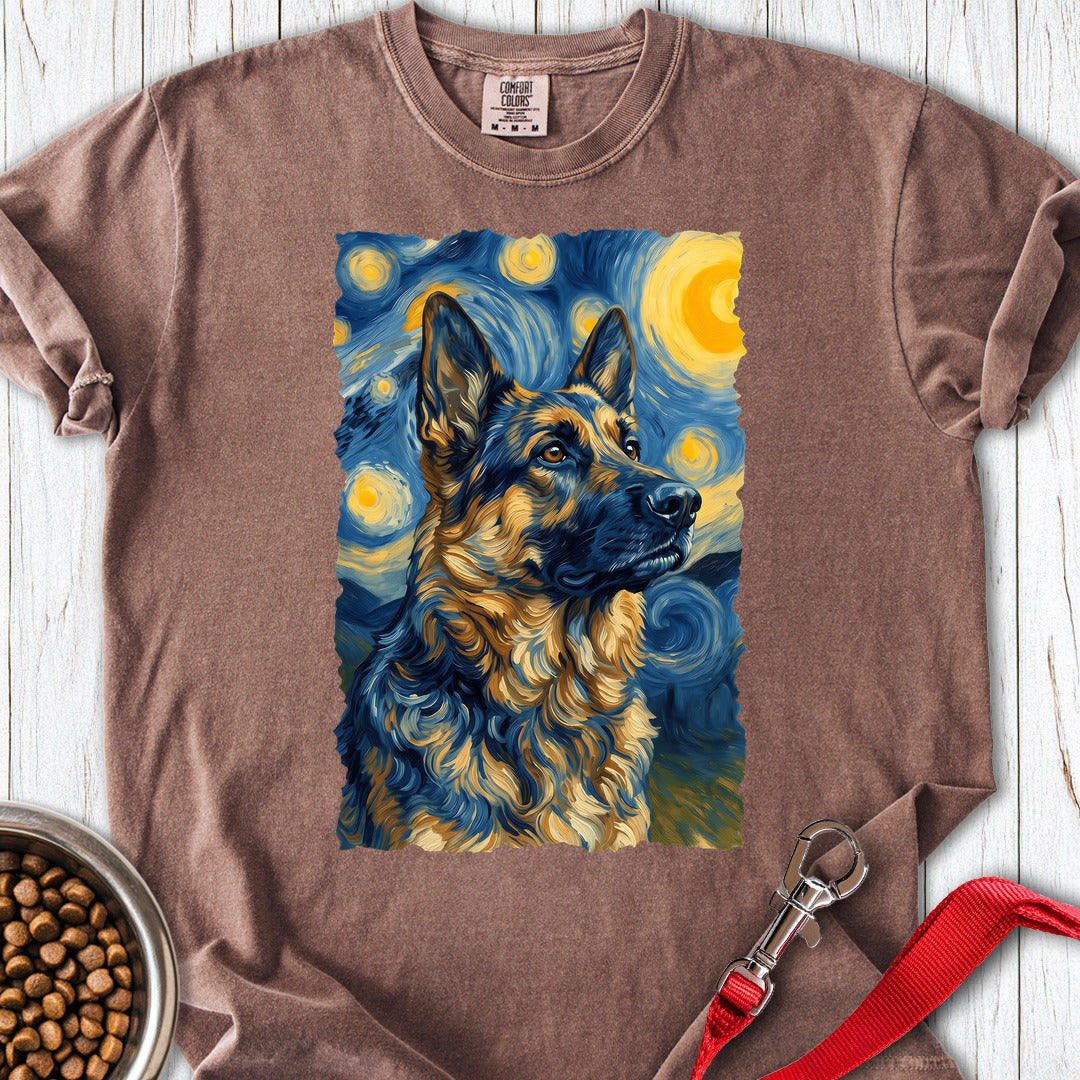 Belgian Tervuren Van Gogh Premium Tee — Espresso