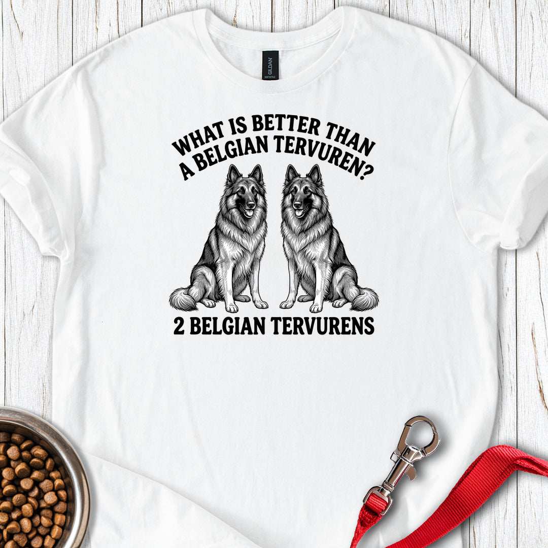 Belgian Tervuren What Is Better Than One — White