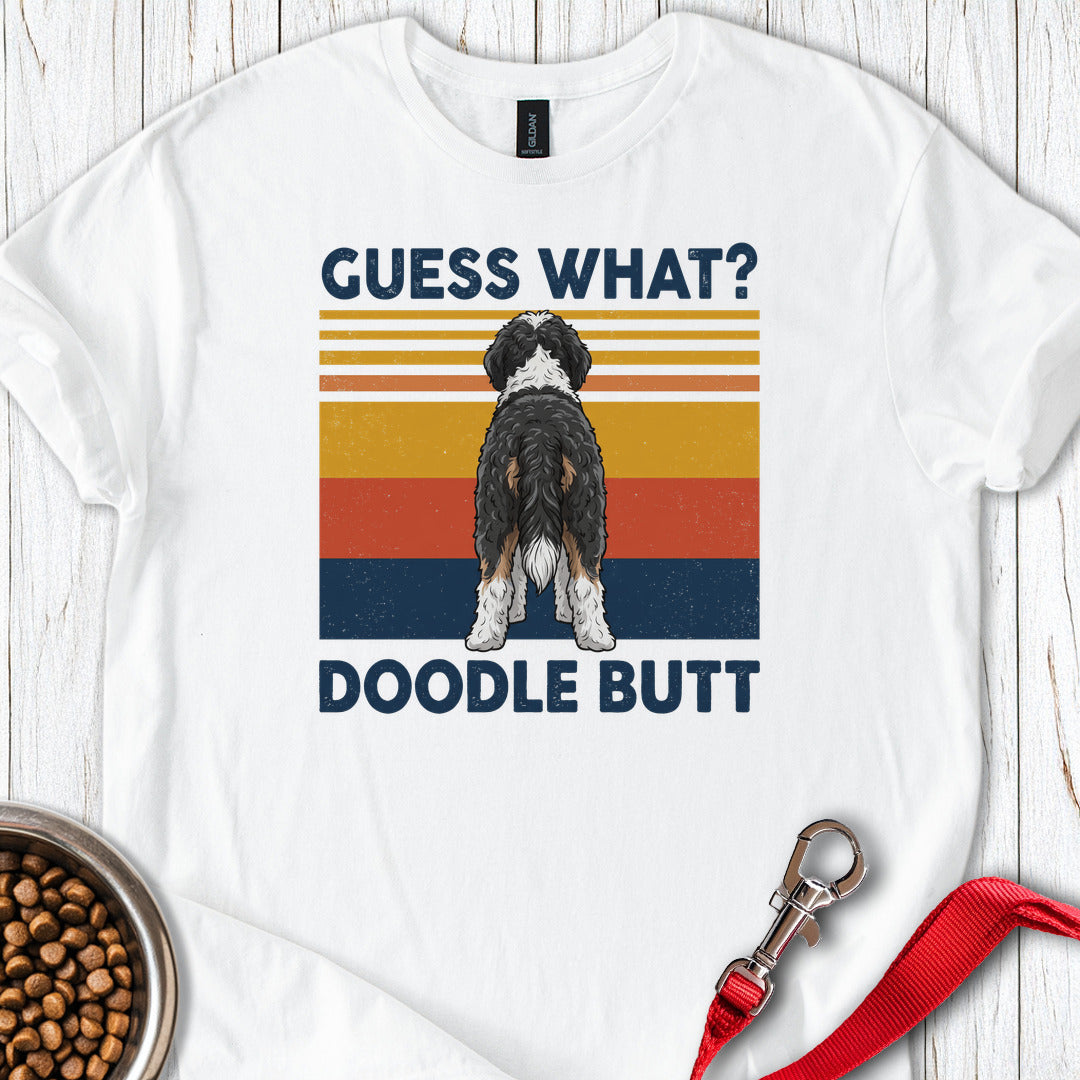 Bernedoodle Butt White
