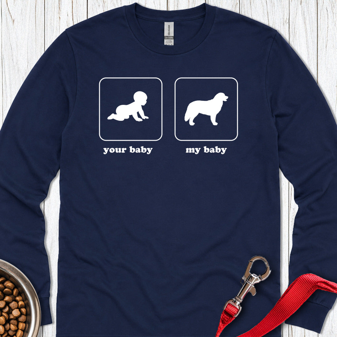 Bernese Baby Long Sleeve — Navy
