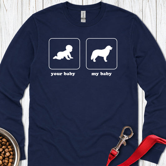 Bernese Baby Long Sleeve — Navy