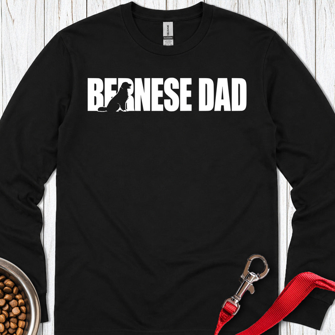Bernese Dad Long Sleeve — Black
