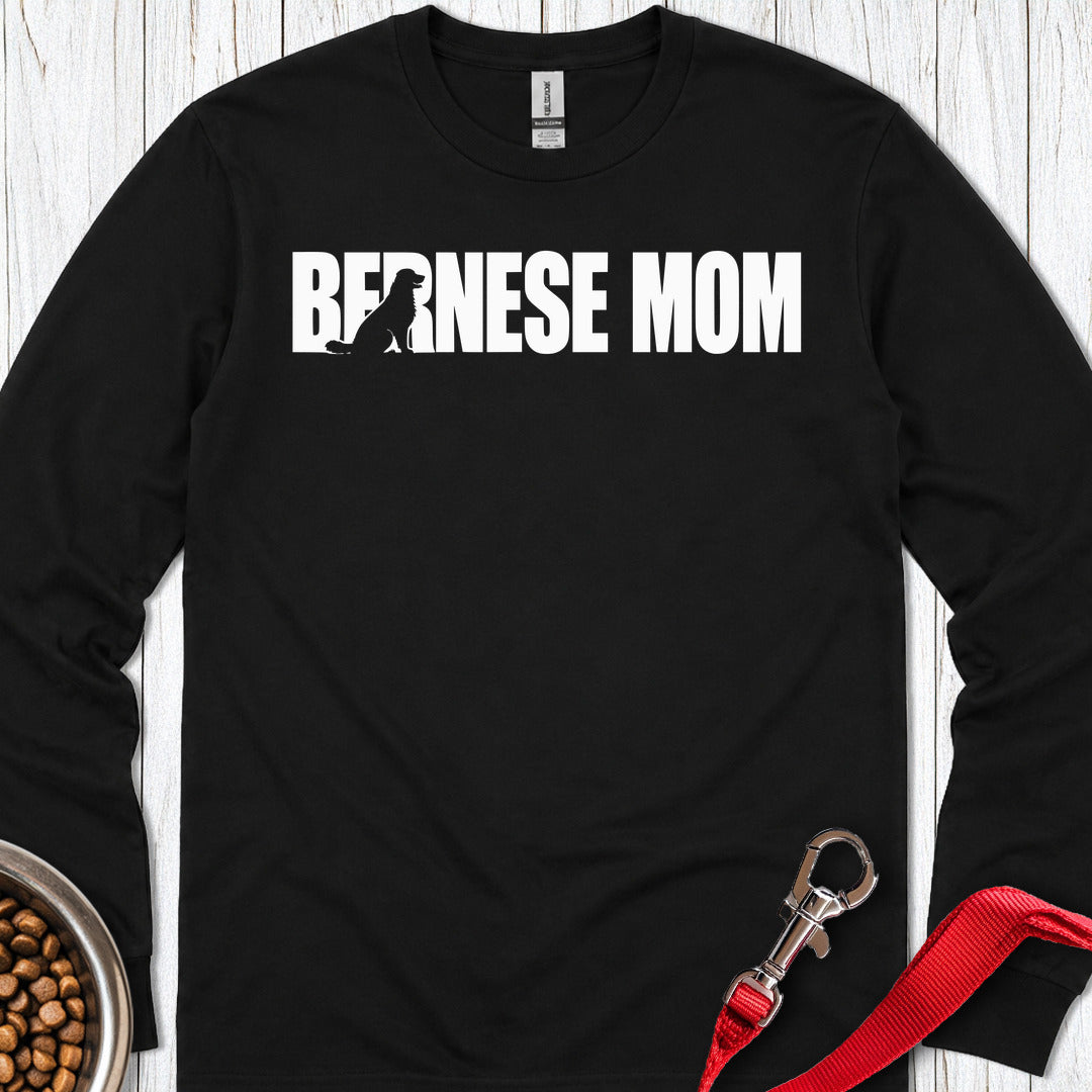 Bernese Mom Long Sleeve — Black