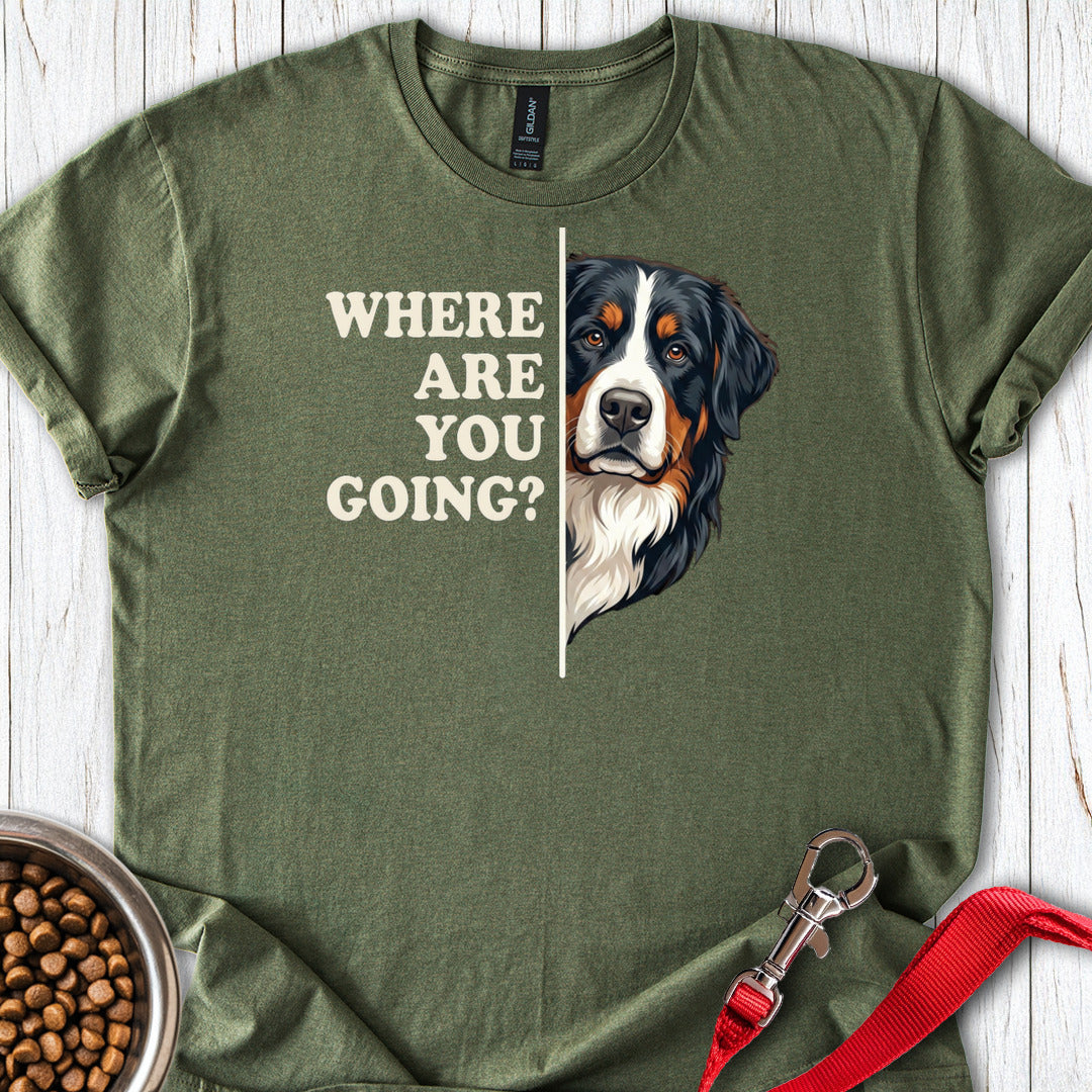Bernese Mountain Dog Alert Military Green