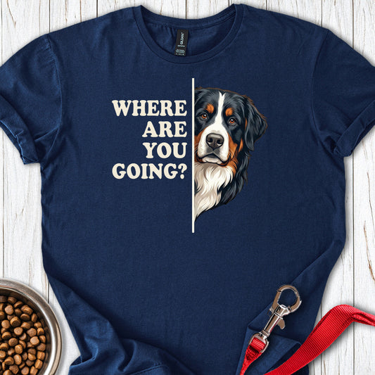 Bernese Mountain Dog Alert Navy