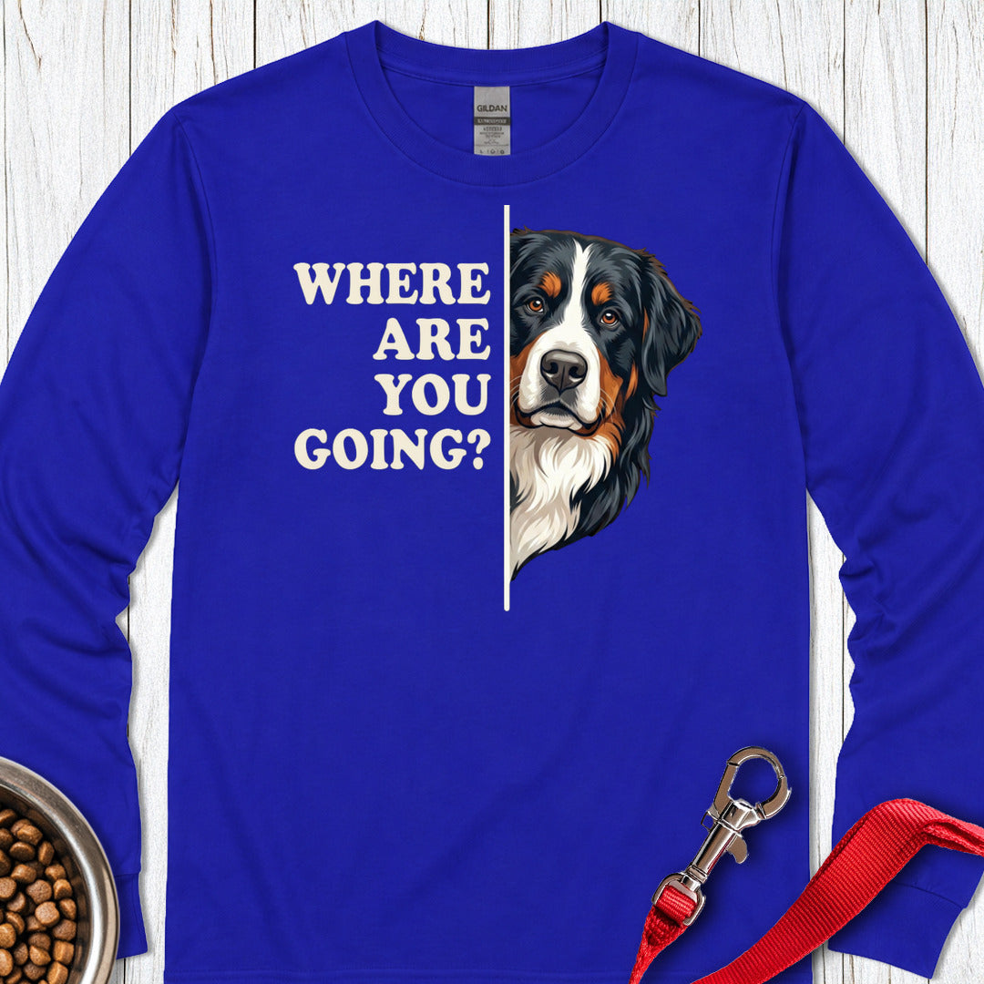 Bernese Mountain Dog Alert Long Sleeve — Royal