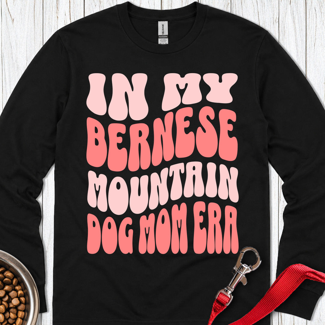 Bernese Mountain Dog Mom Long Sleeve — Black