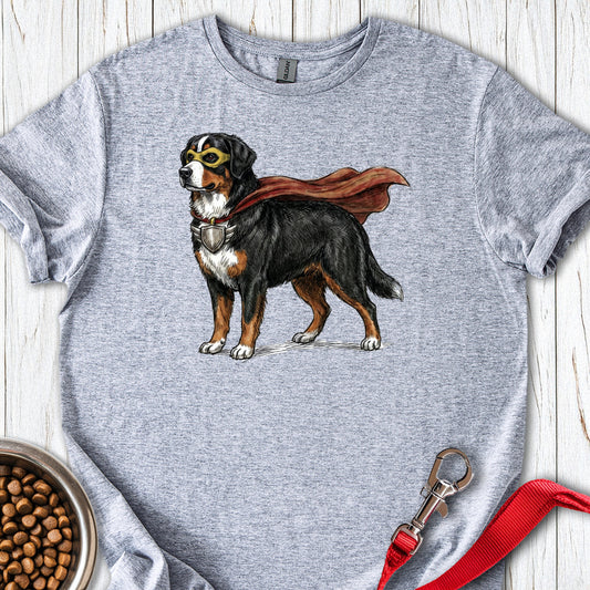 Bernese Mountain Dog Superhero Sport Grey