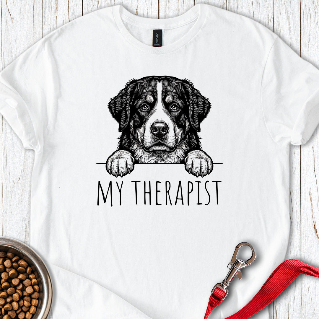 Bernese Mountain Dog Therapist White