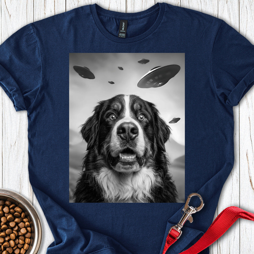 Bernese Mountain Dog UFO Navy