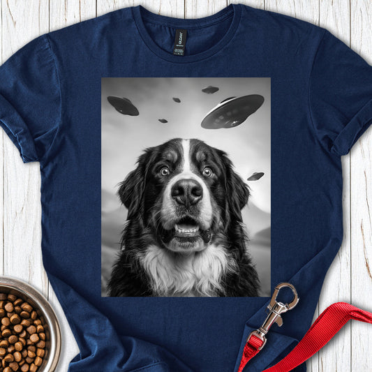 Bernese Mountain Dog UFO Navy