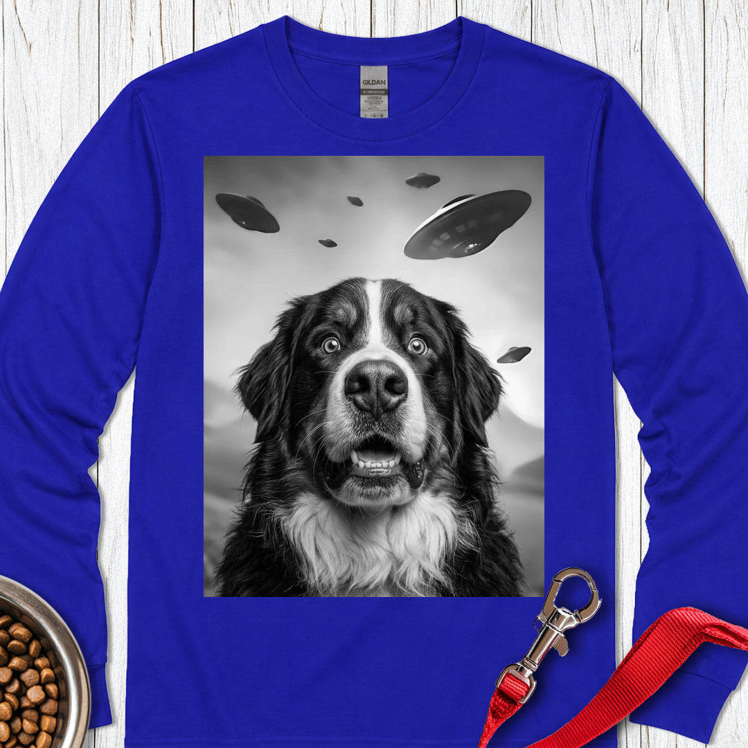 Bernese Mountain Dog UFO Long Sleeve — Royal