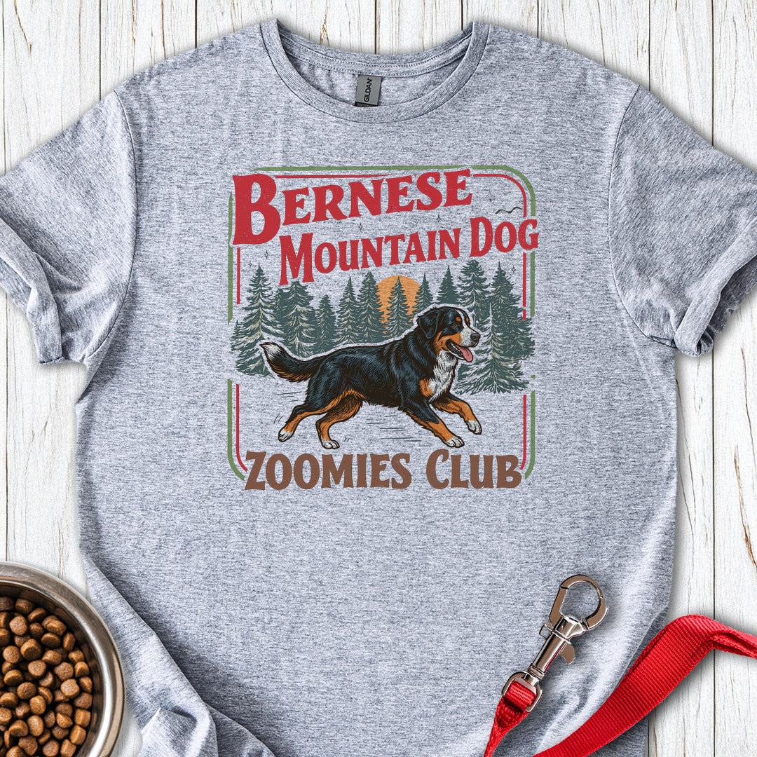 Bernese Mountain Dog Zoomies Sport Grey
