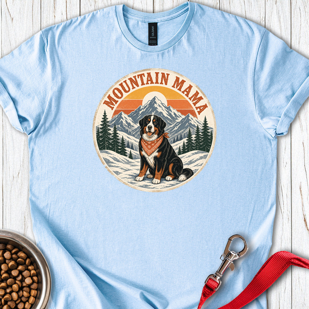 Bernese Mountain Mama Light Blue