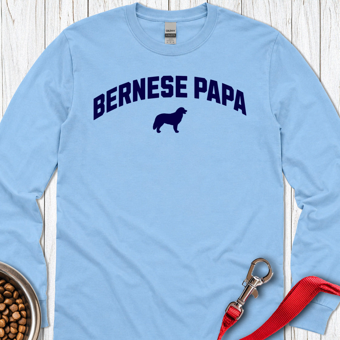 Bernese Papa Long Sleeve — Carolina Blue