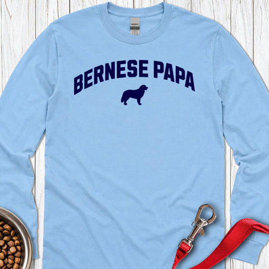Bernese Papa Long Sleeve — Carolina Blue