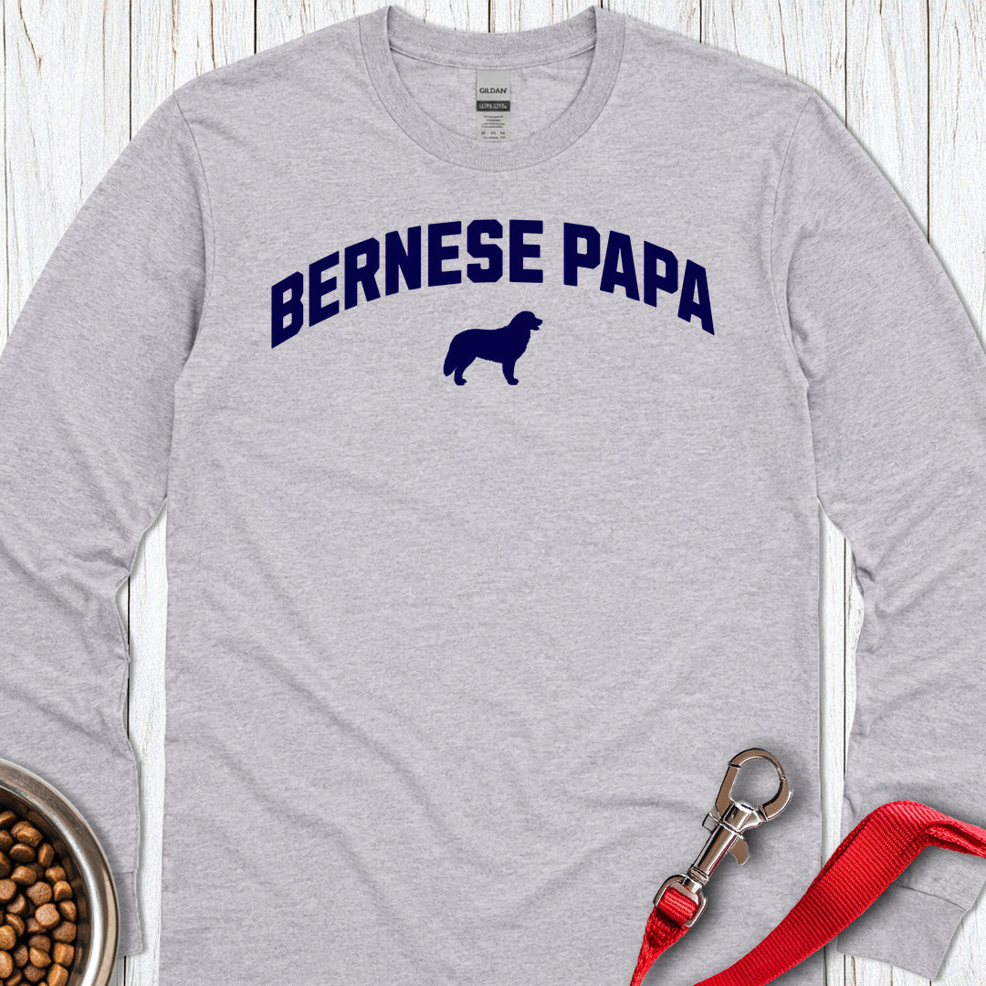 Bernese Papa Long Sleeve — Sport Grey