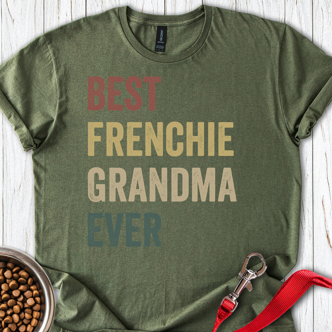 Best Frenchie Grandma Military Green