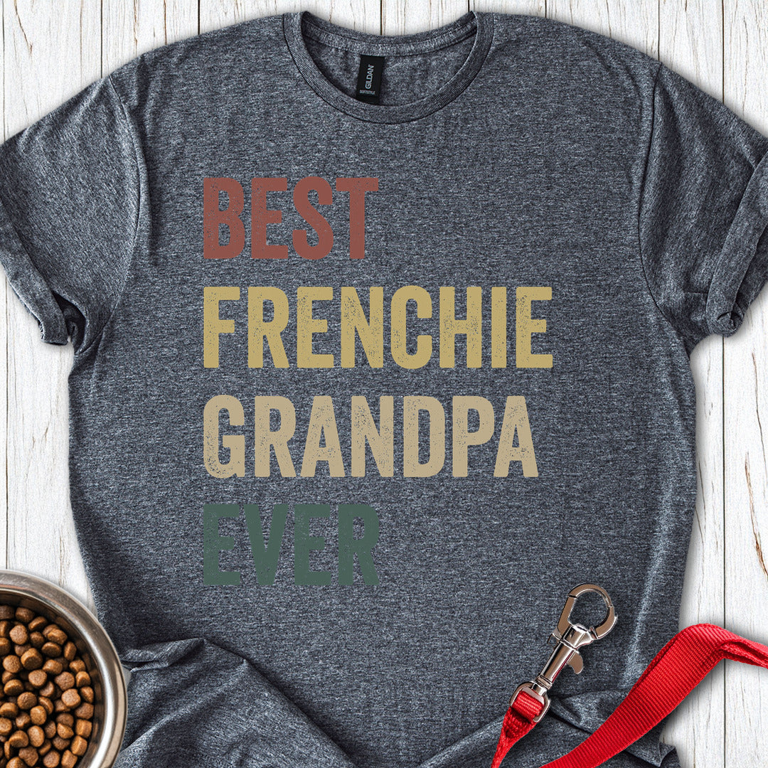 Best Frenchie Grandpa Dark Heather