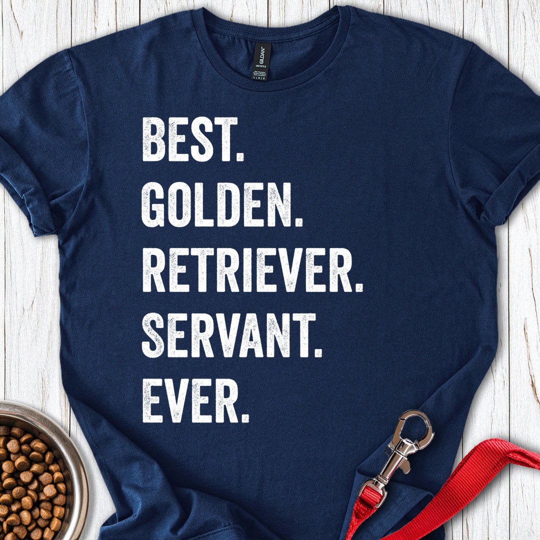 Best Golden Retriever Servant Ever Navy