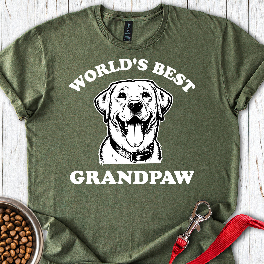 Best Grandpaw Lab Military Green