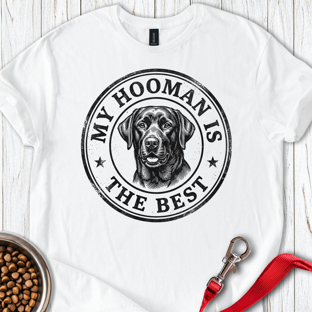 Best Hooman Black Lab White