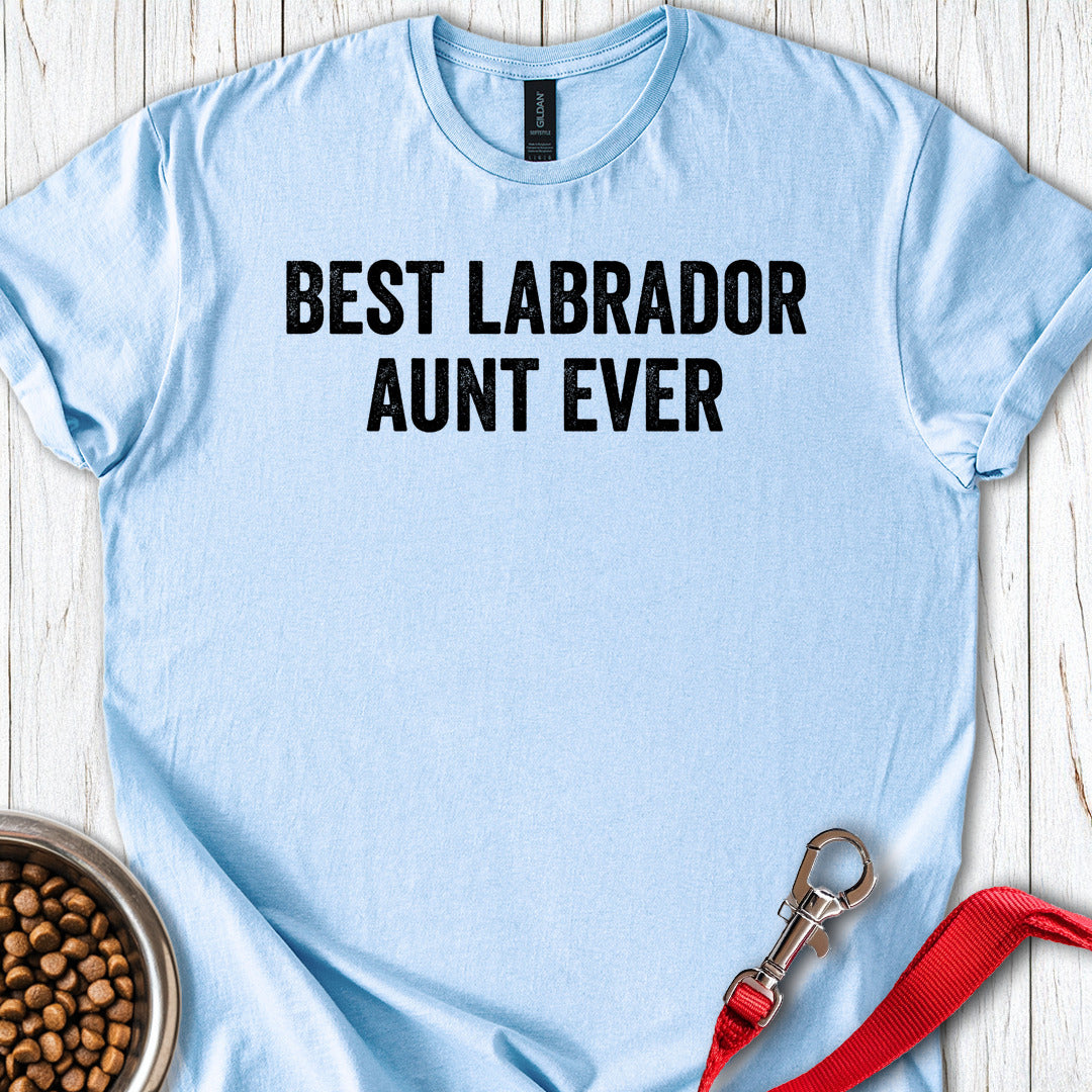 Best Labrador Aunt Ever Light Blue
