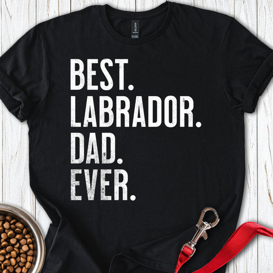 Best Labrador Dad Ever Black